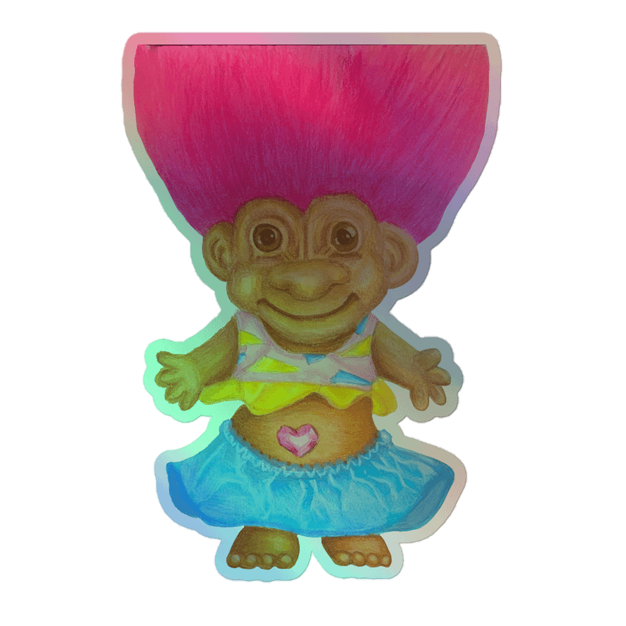 Treasure Troll Holo Sticker product image (1)