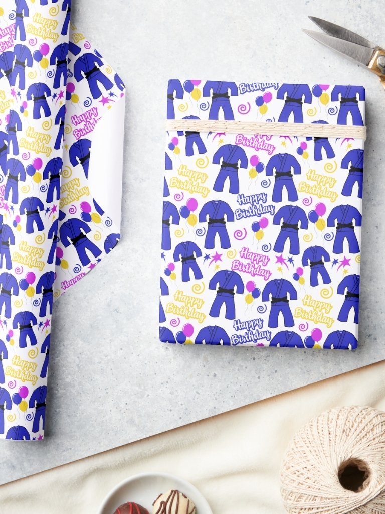 Jiu Jitsu Birthday Wrapping Paper product image (3)