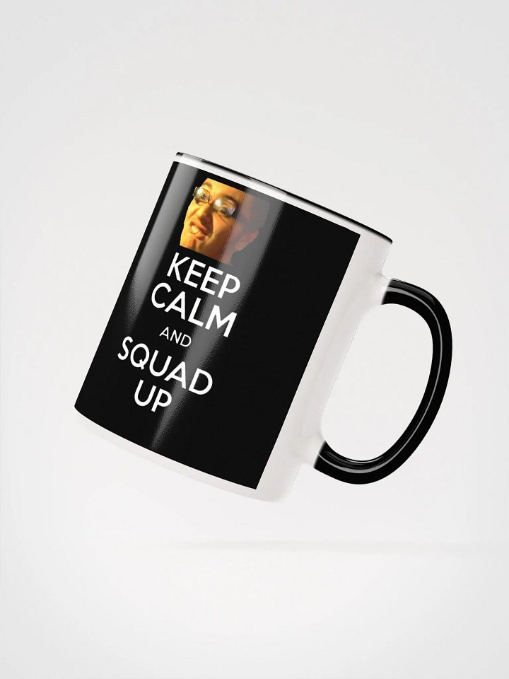 Keep Calm & Squad Up Mug (Black) product image (2)