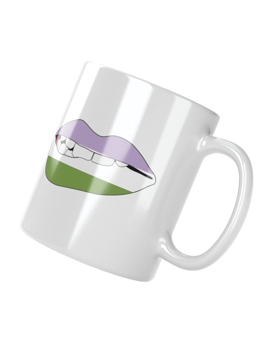 Genderqueer Pride Flag Biting Lips Mug product image (2)