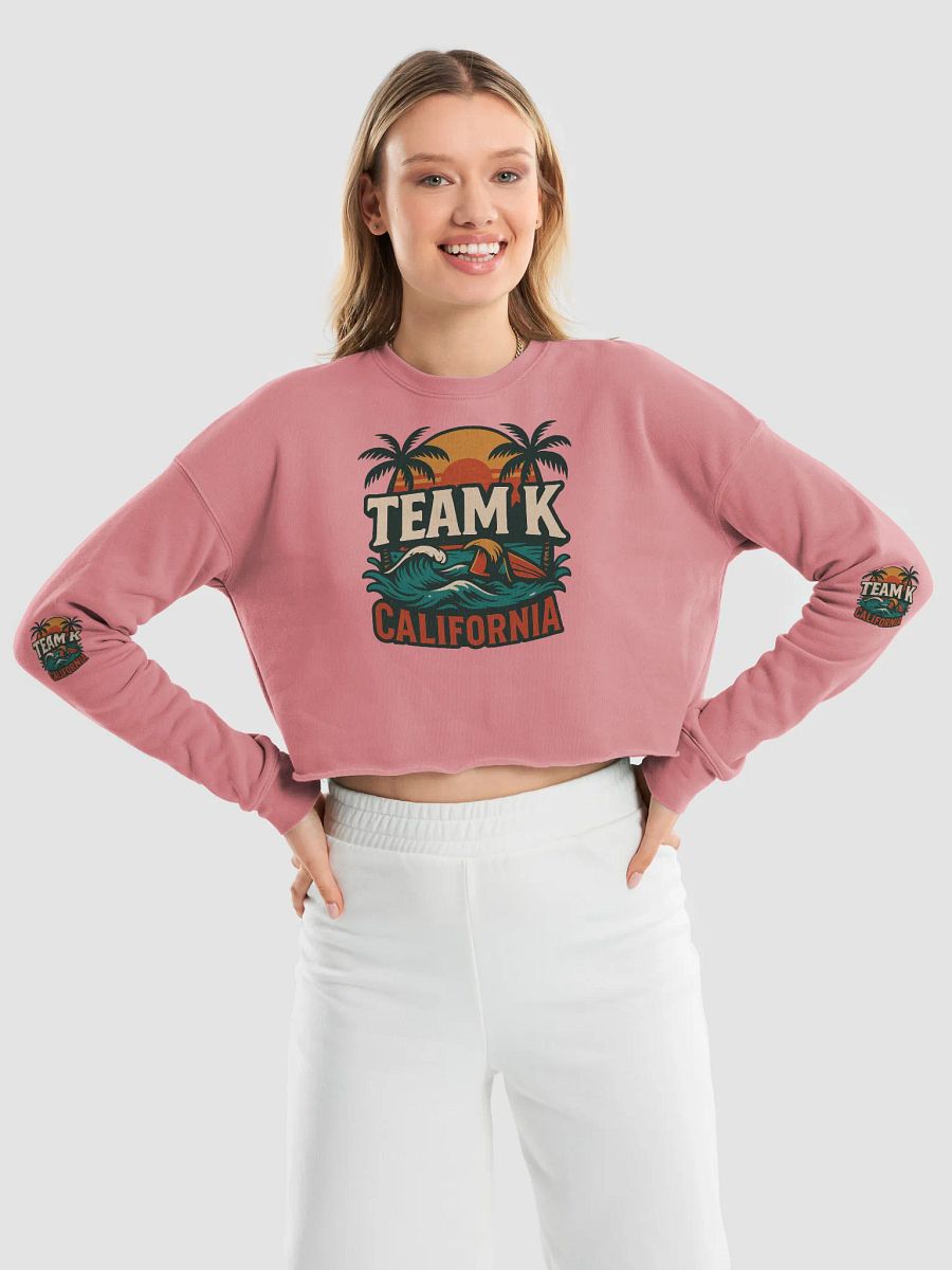 TEAM K CALIFORNIA Crop Sweatshirt product image (26)
