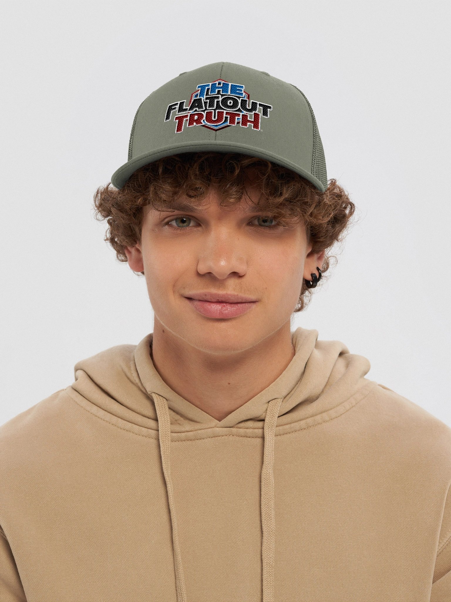 TFOT Red Hex Snapback Trucker Hat product image (3)