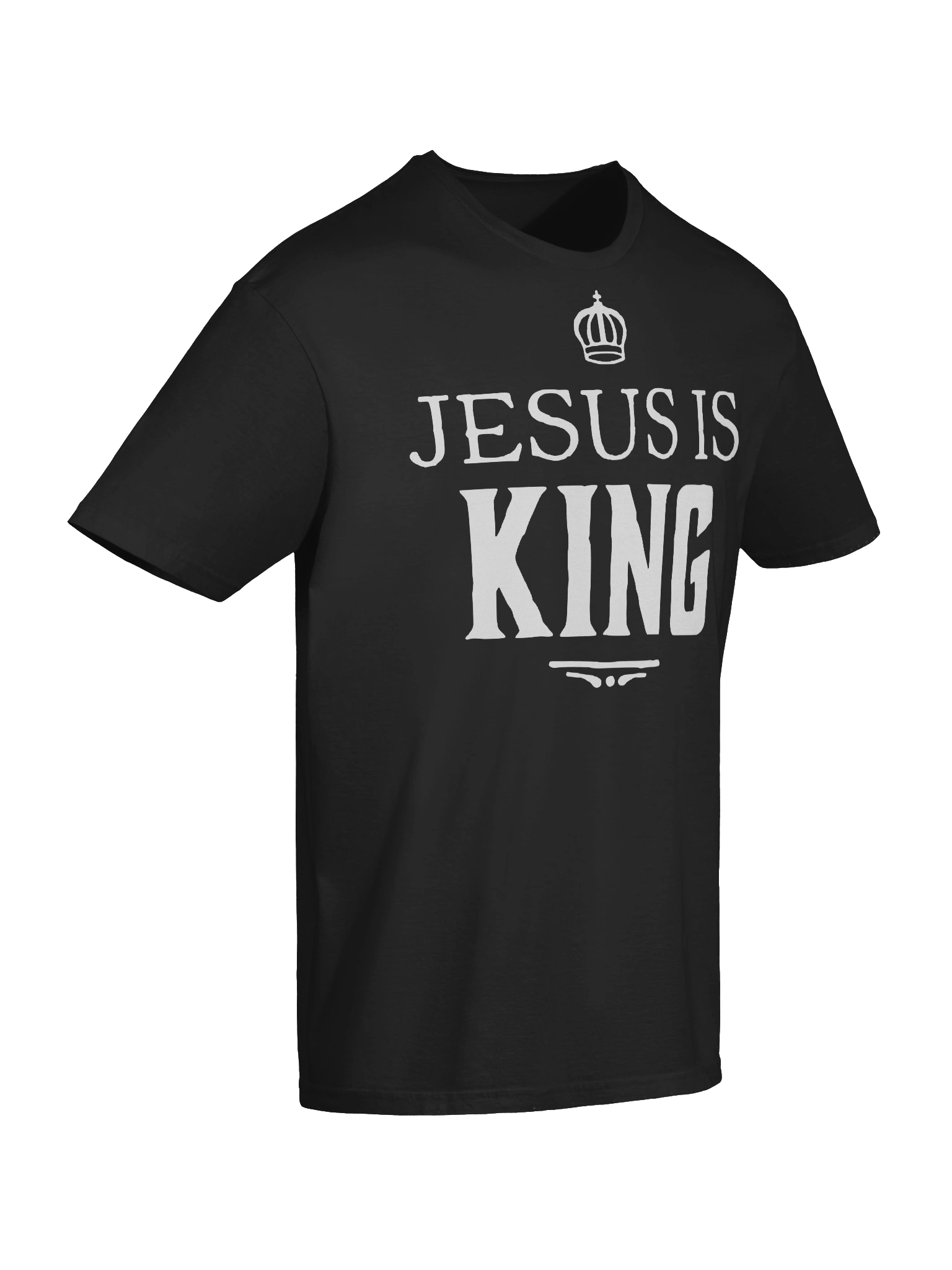 Black Christian Shirt Jesus Is King product image (10)