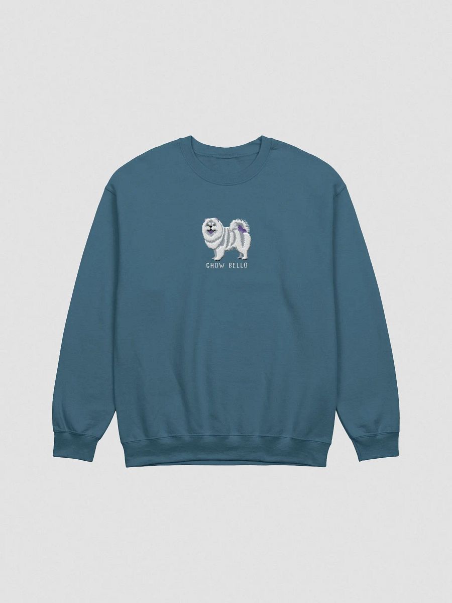 Chow Bello Sweatshirt(Embroidered) of a Chow Chow(White) product image (4)