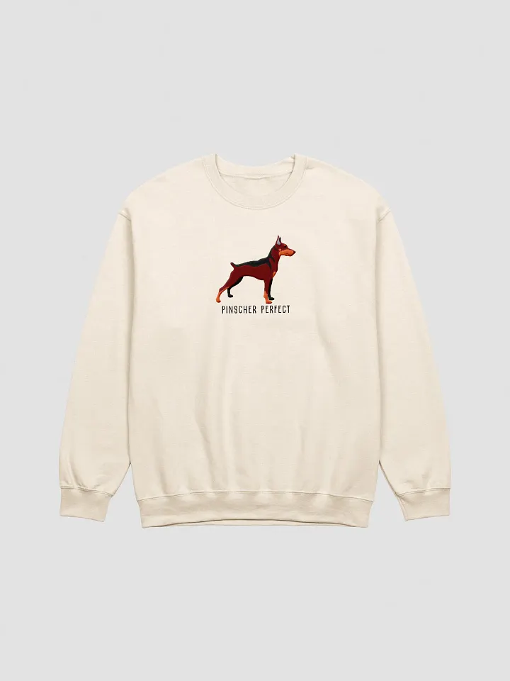 Pinscher Perfect Sweatshirt (Embroidered) of a Mini Pinscher(Red & Tan) product image (13)