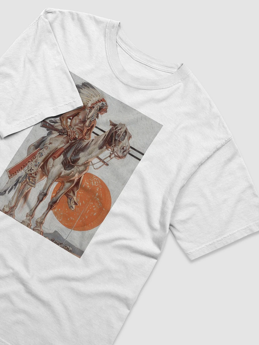 Indian With Campfire Below By Joseph Christian Leyendecker (1923) - T-Shirt product image (35)