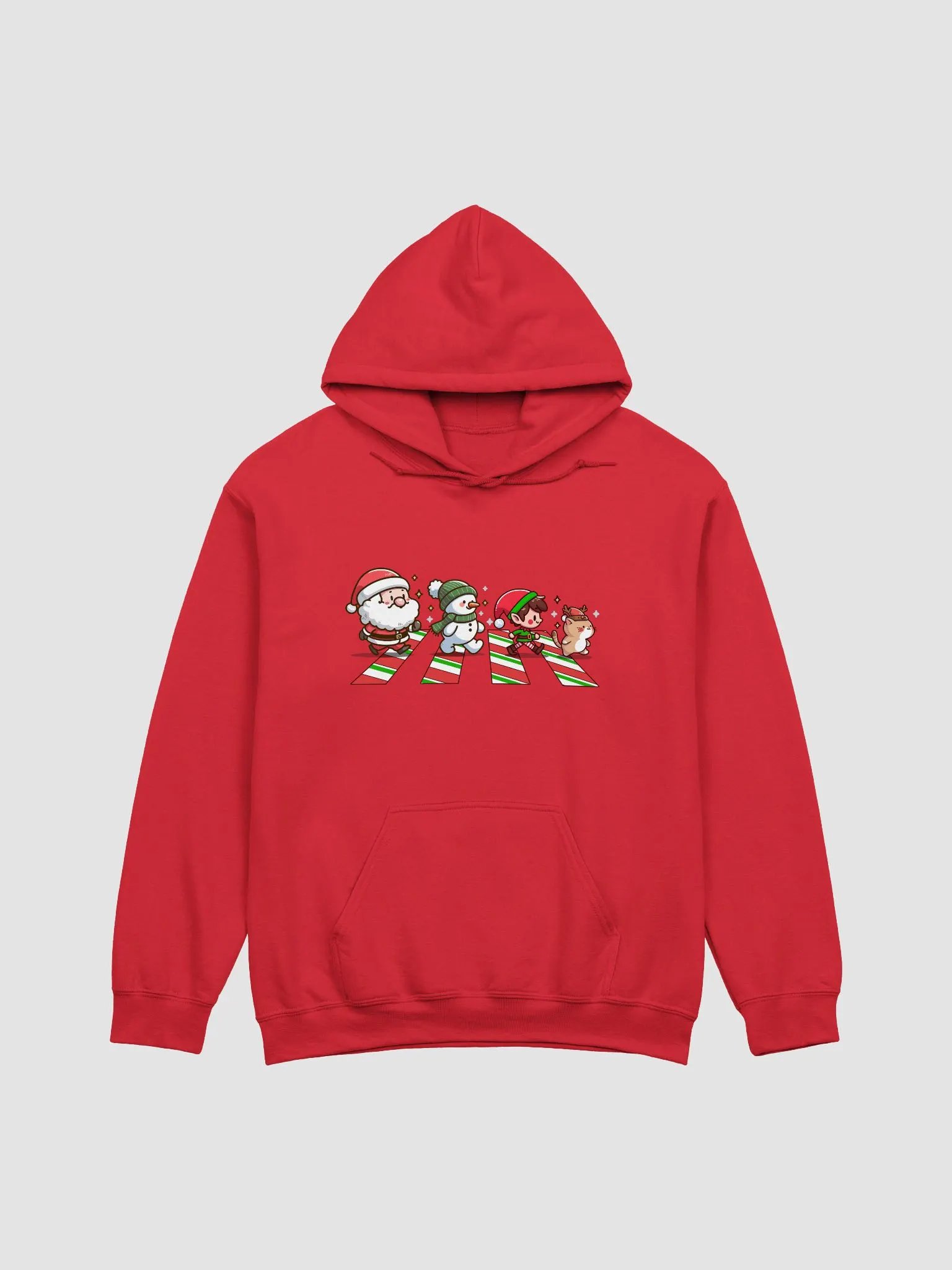 Santa gang crosswalk - regular fit hoodie product image (3)