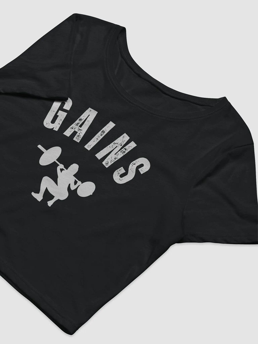 Women's Squat Gains Cropped Tee product image (5)