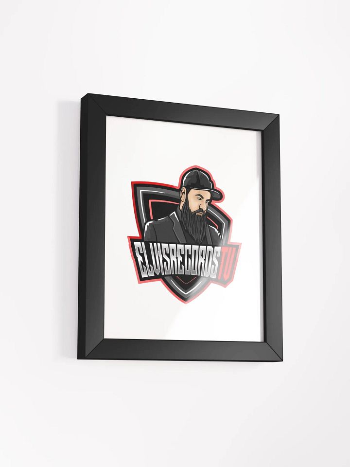 ELVISRecordsTV Logo Framed Matte Poster product image (56)