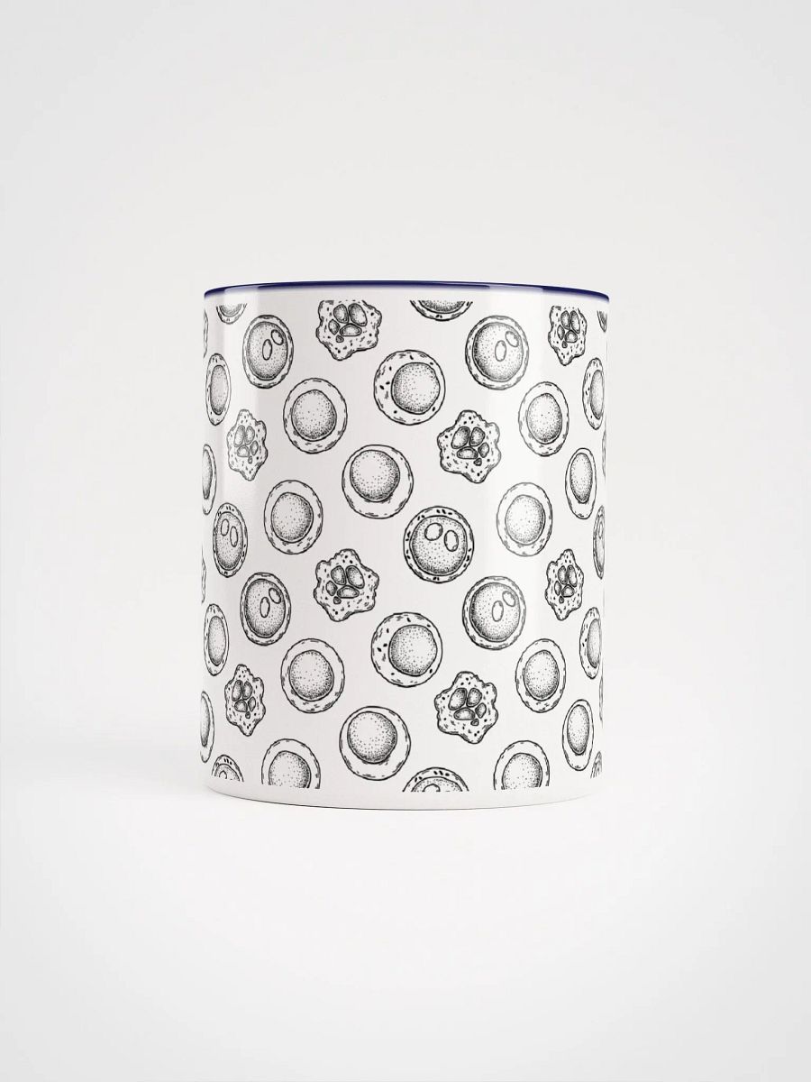 "Stem cells pattern" Ceramic Mug with color inside product image (4)