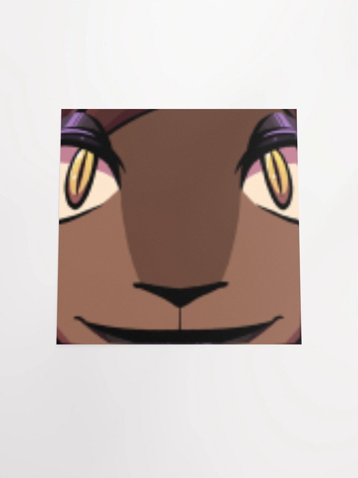 Art Print 12x12" - Van Emote Zoom Meme product image (1)