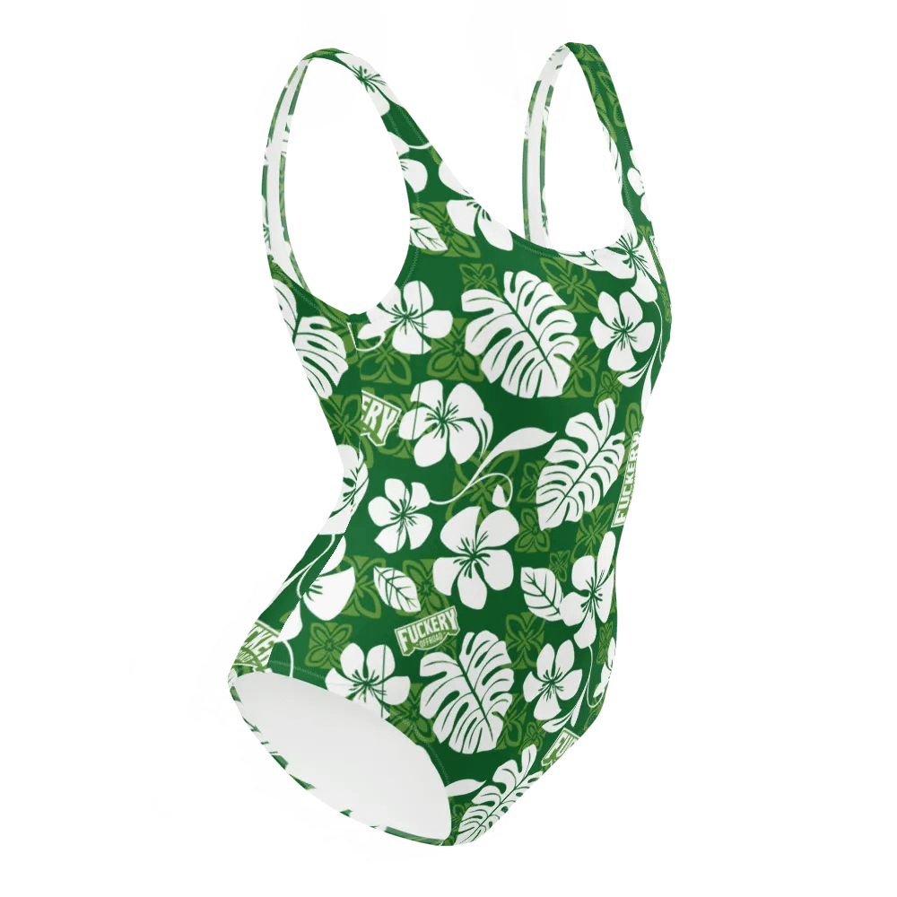 Fuckers Offroad Ladies Hawaiian Swinsuit - Green product image (12)