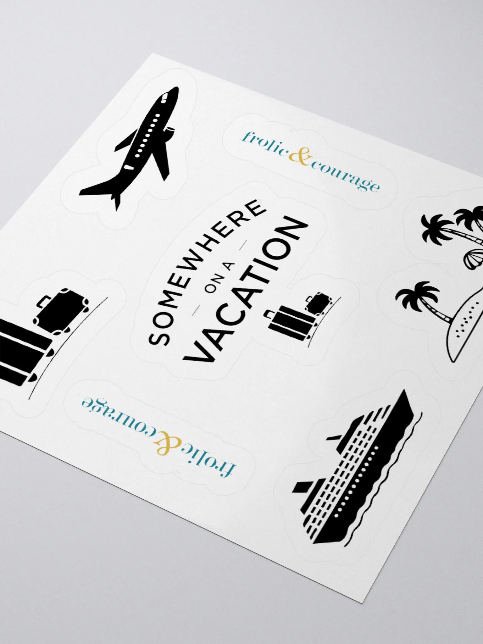 Somewhere on a Vacation Sticker Set product image (4)