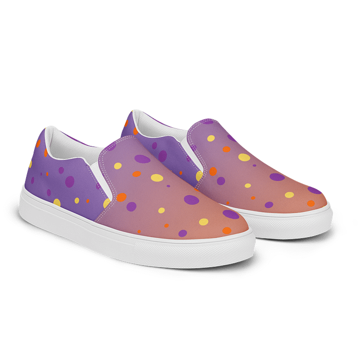 Sunset Dots Women's Slip-Ons product image (2)