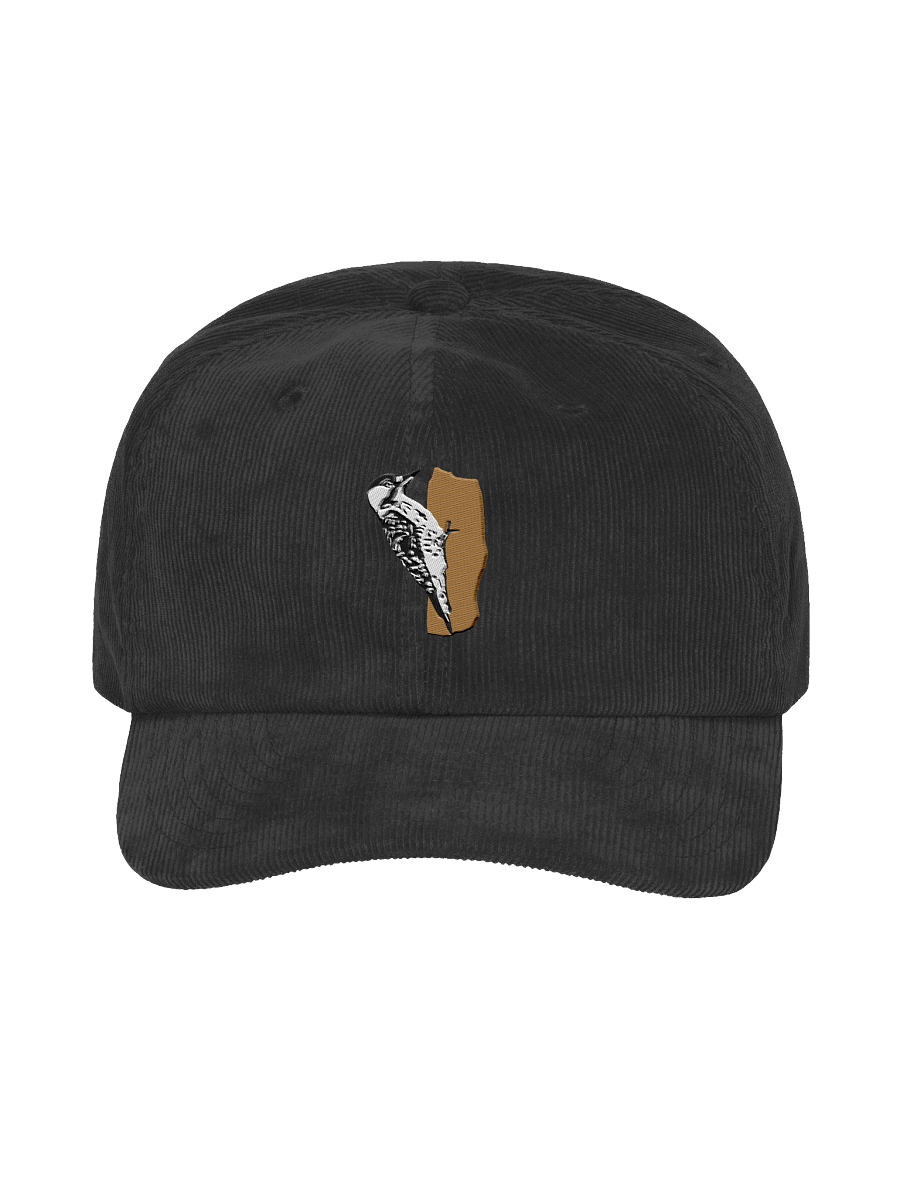 Red Cockaded Woodpecker Embroidered Corduroy Dad Hat product image (3)