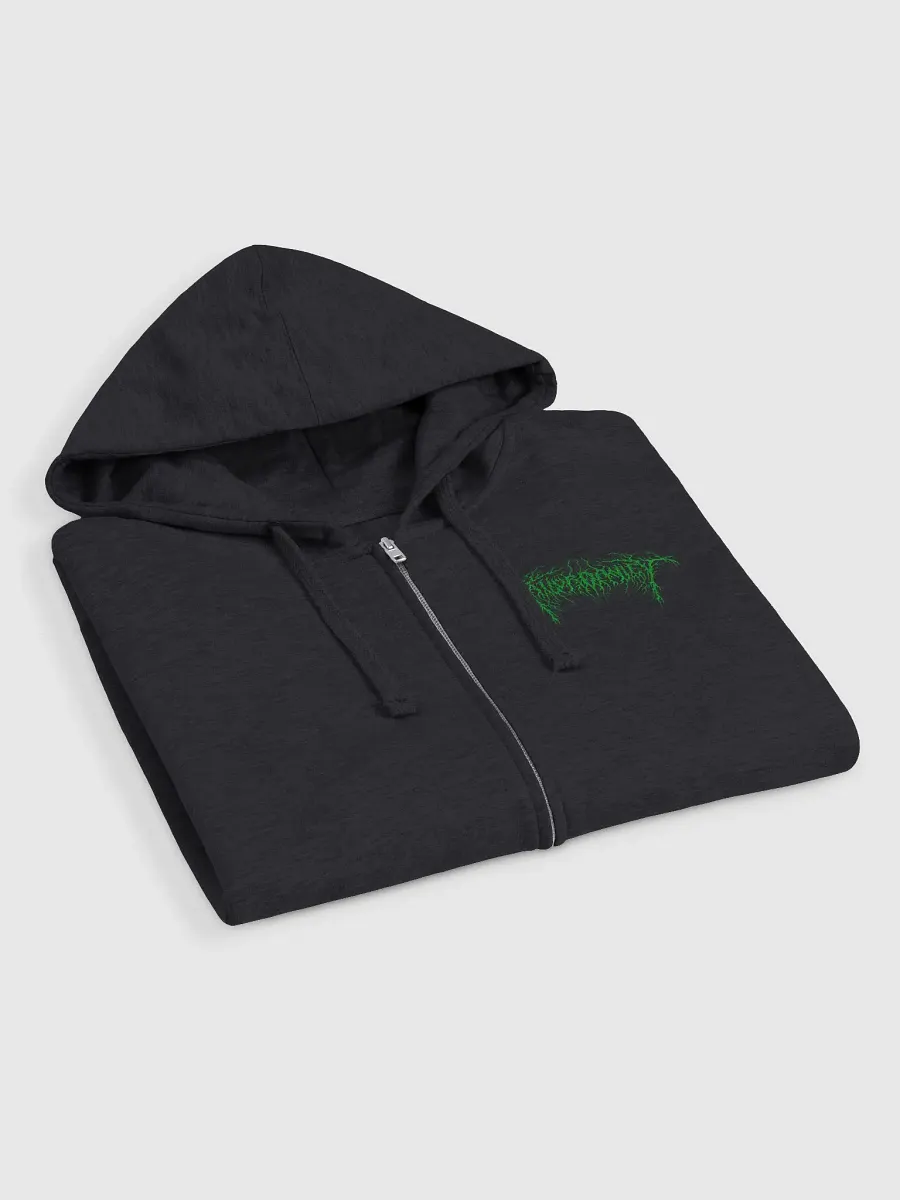 Goat Skull Green Logo Zip Up product image (3)