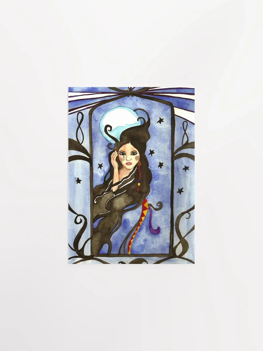 Kuutar Goddess Of The Moon Art Print product image (4)