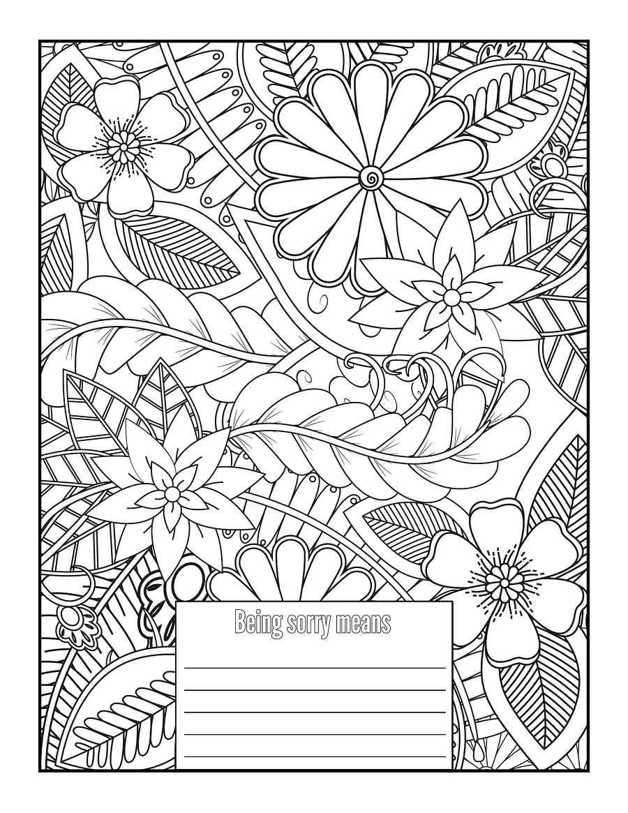 Color Me Grateful All in One Coloring Book & Gratitude/Affirmation Journal for Adults and Kids Ages 8+ product image (2)