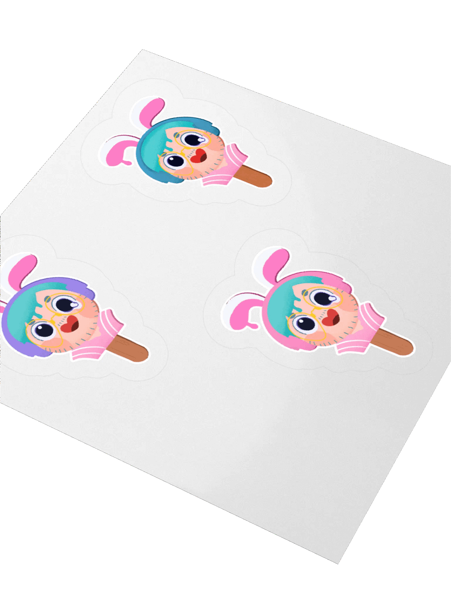 Melty Popsicle Moo Stickers product image (7)