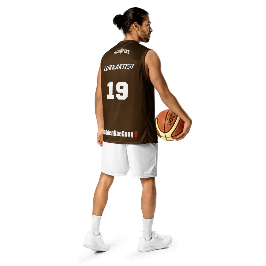 MaddenBae Gang Jersey 👨‍🎨 (Brown + White Logo) product image (5)