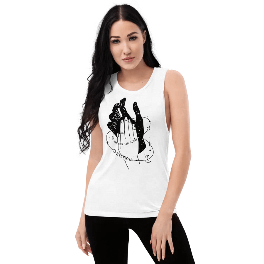 We Are Like The Stars Bella+Canvas Women's Flowy Muscle Tank product image (53)