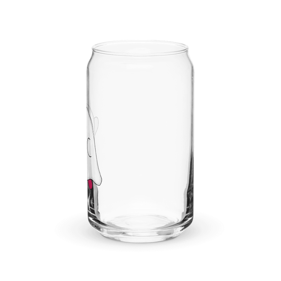 Ghost kirby drinking glass product image (9)