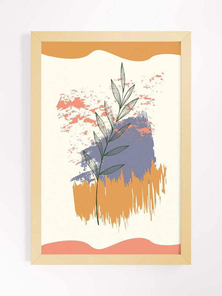 Leafy Sketch Framed Matte Poster product image (2)