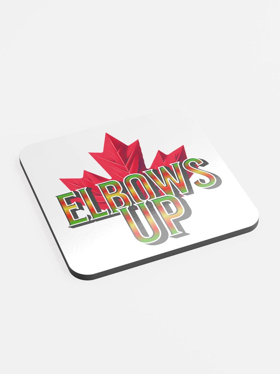 Elbows Up Maple Leaf Gradient Coaster Set product image (3)