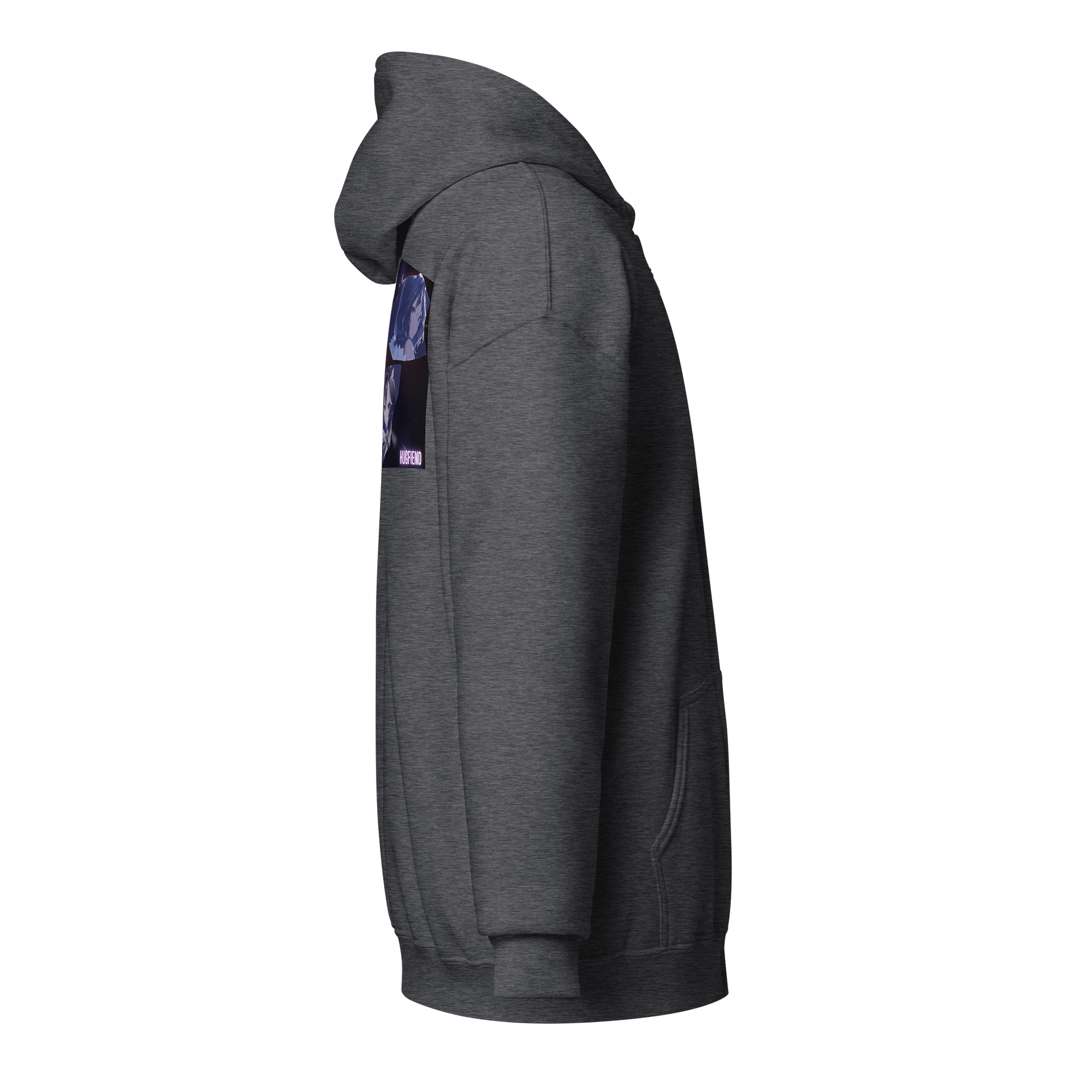 Hugkai: Ube Rail Front/Back Design Zip Hoodie product image (4)