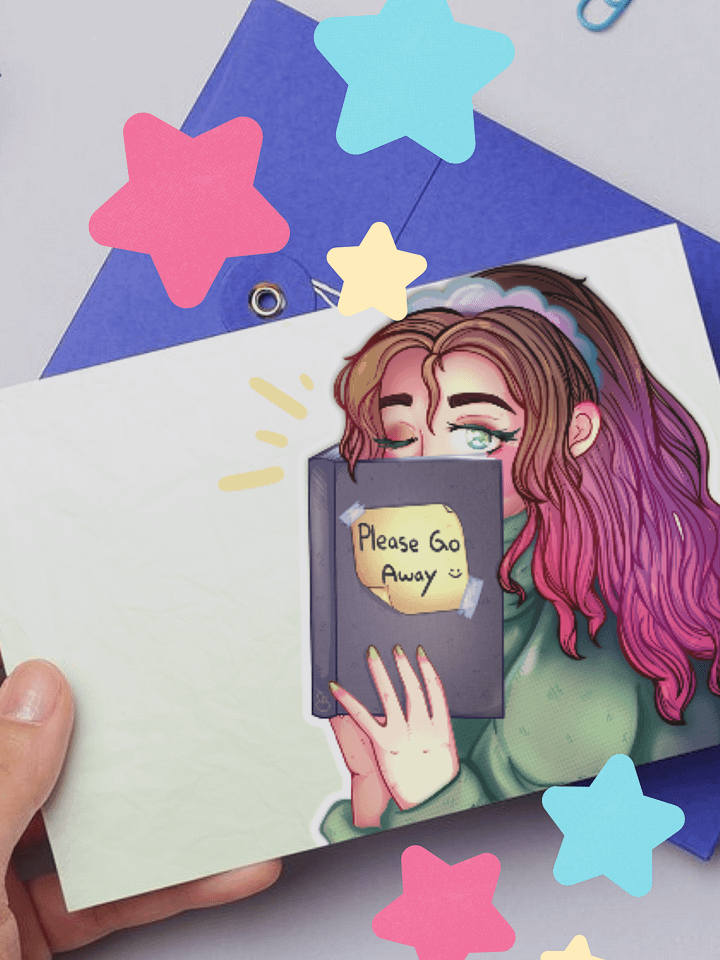 Please Go Away (Postcard Print) 📚 product image (1)