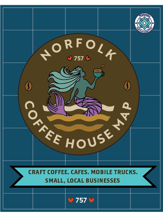 Norfolk 2025 Coffee House Map - Instant Digital Download product image (1)