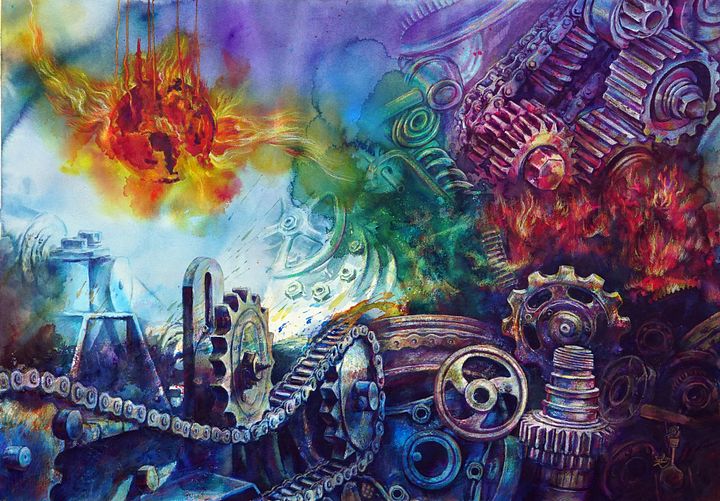 "The Gift" Painting by Deni Je product image (1)