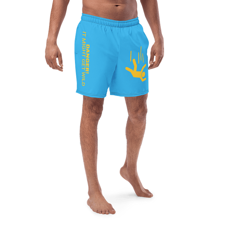DANGER! - All-Over Print Swim Trunks product image (1)