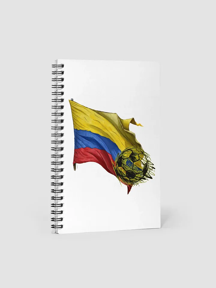 Colombian Flag Soccer Notebook product image (1)