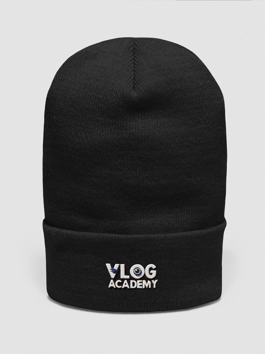 Vlog Academy Yupoong Cuffed Beanie product image (1)