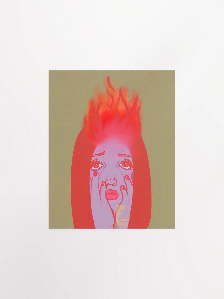 "Up in Flames" Poster Print product image (1)