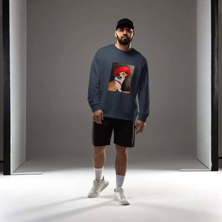 The Dog Poppy - dogPXL Artistic series Unisex Organic Sweatshirt product image (10)