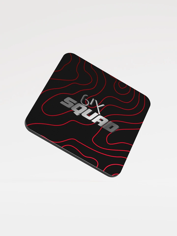 Faded Red 6ix Squad Coaster product image (1)