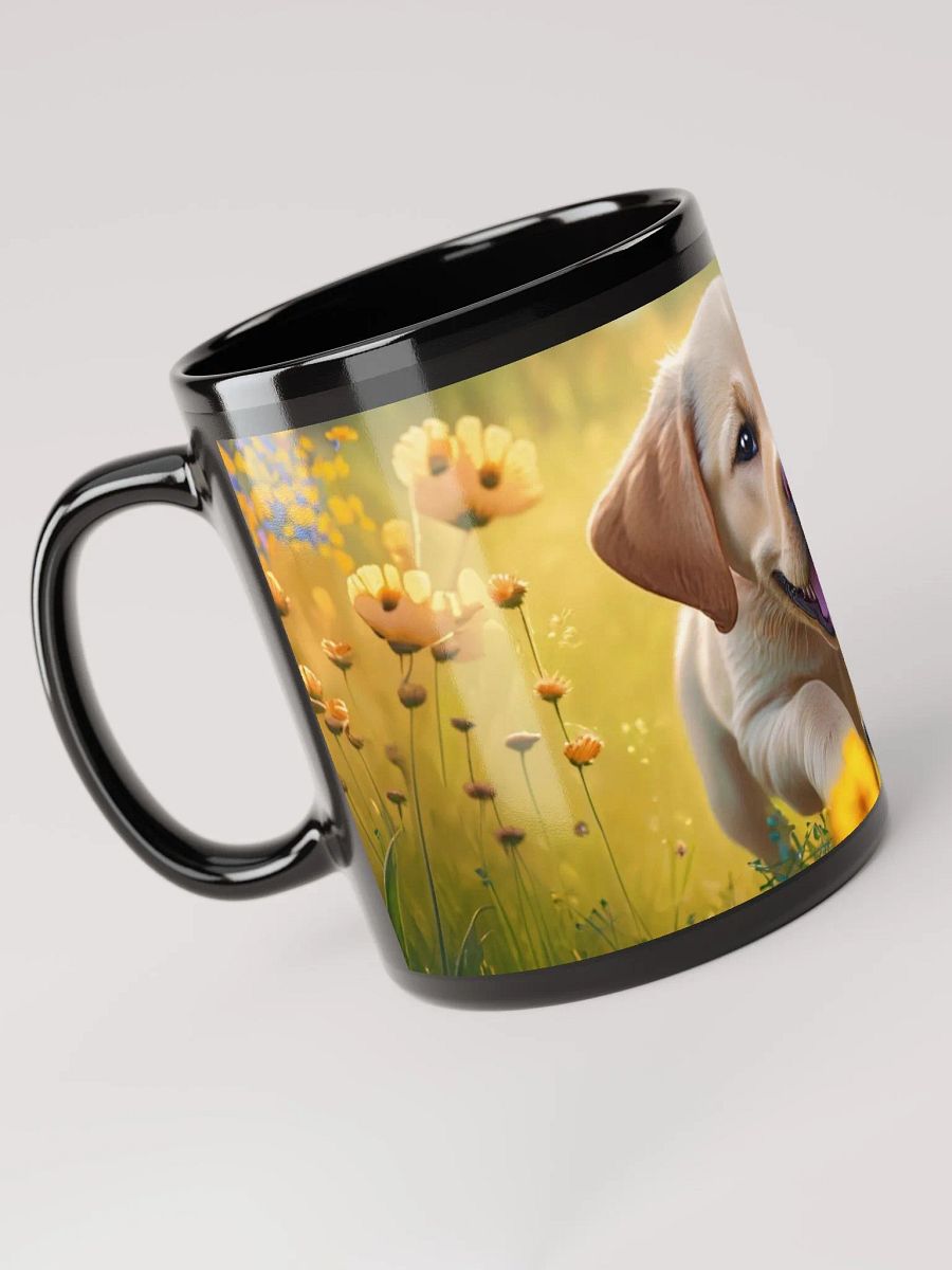 Field Day Fetch: Black Glossy Mug for Dog Lovers product image (5)
