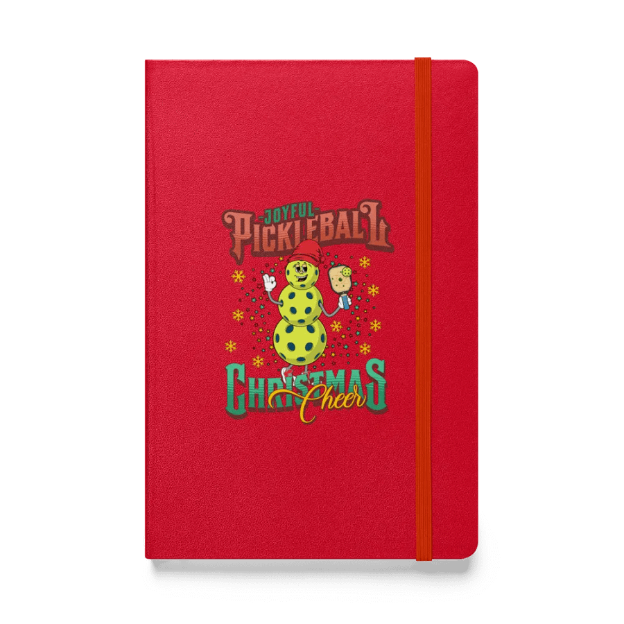 Joyful Pickleball Christmas Cheer Snowman Notebook product image (1)