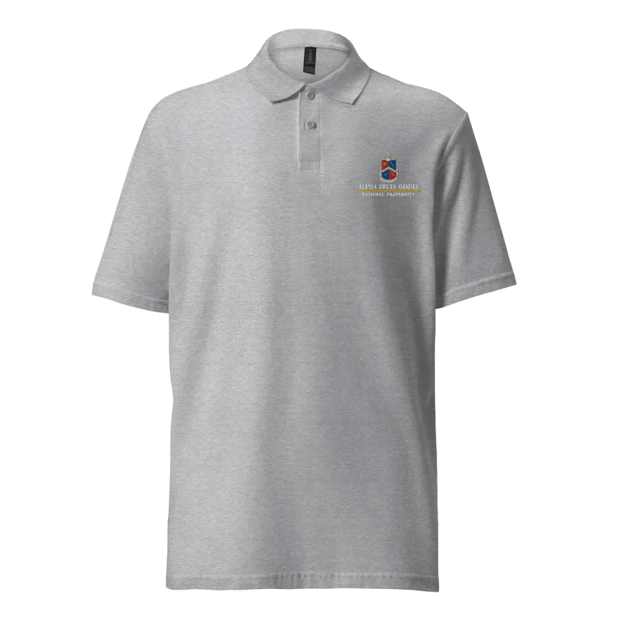 ADG Crest Polo - Grey product image (1)