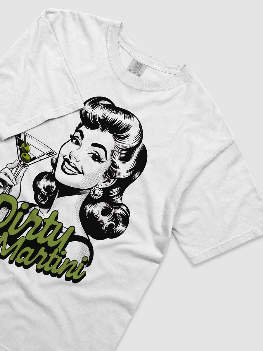 Dirty Martini – Retro Cocktail Girl T-Shirt product image (3)