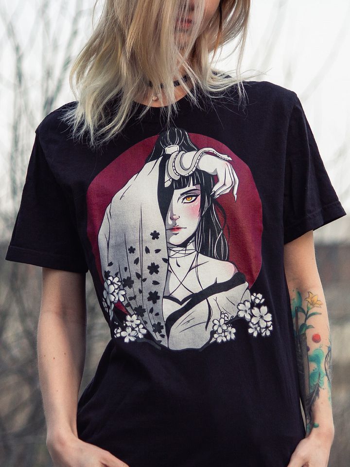 Shadow Bloom T-Shirt (Black) product image (1)