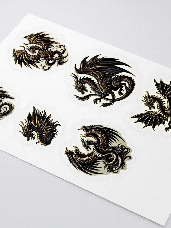 Dragon Delight Kiss Cut Sticker Sheet product image (2)