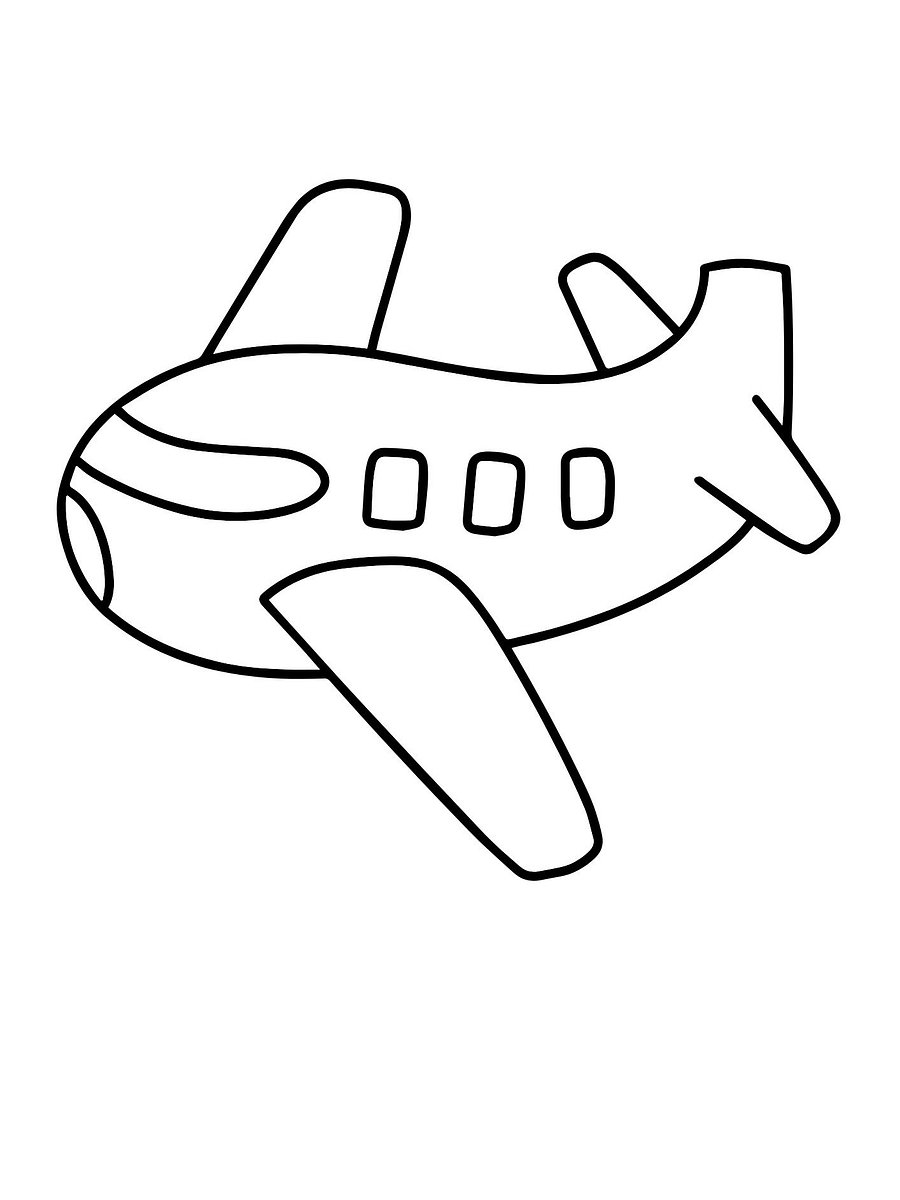 Printable Coloring Pages Cars, Planes, Trains product image (5)