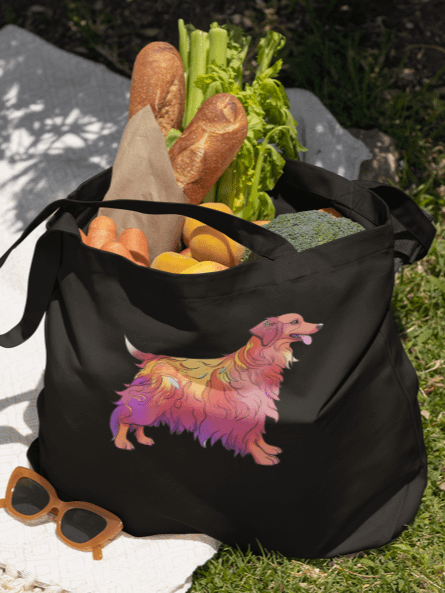 Golden Pup - Eco-conscious Organic Cotton Tote product image (2)