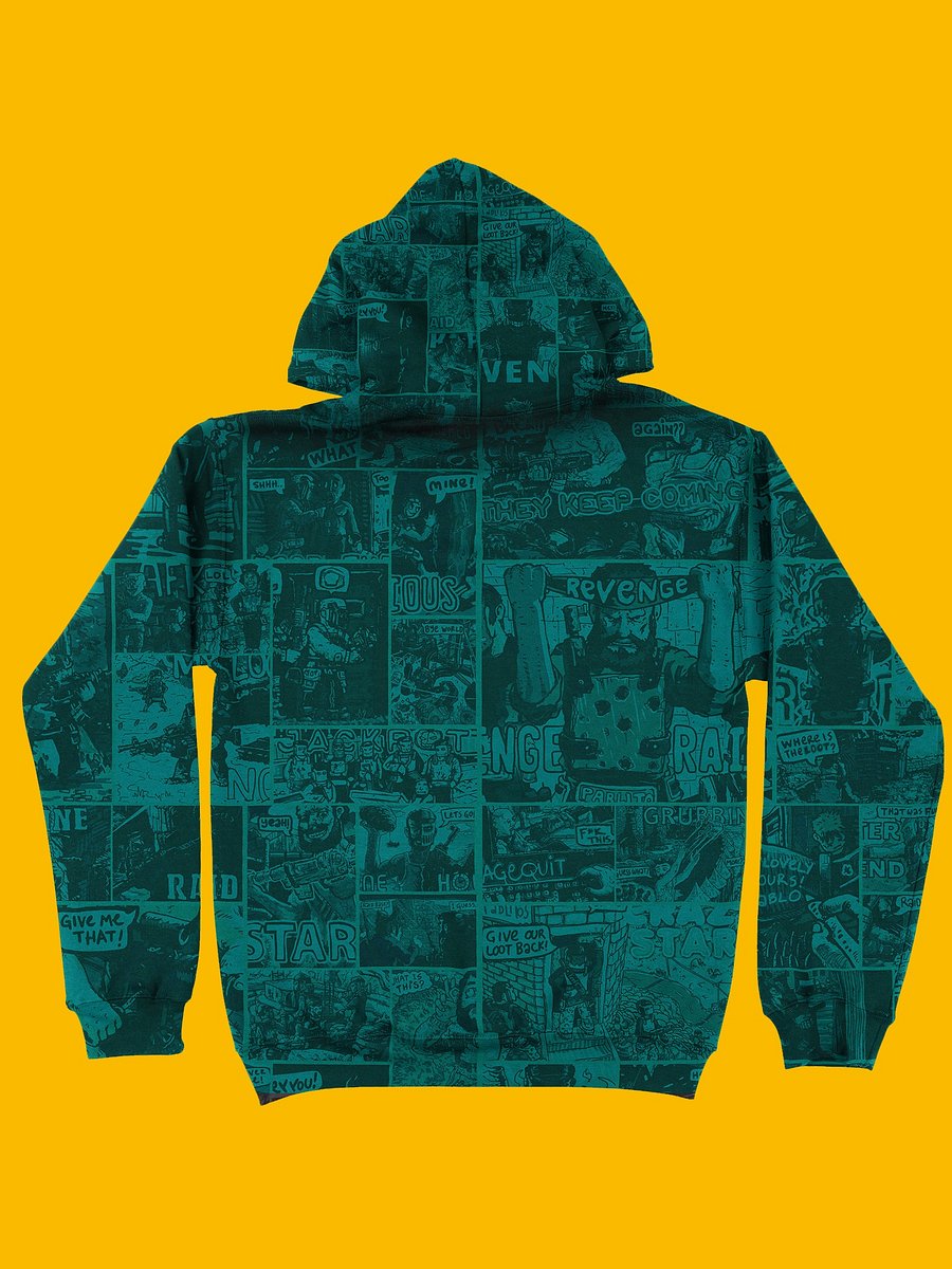 Green Thumbnail Collection Hoodie (Green Hood) product image (2)