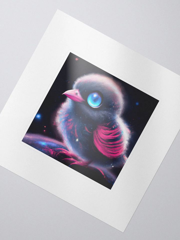Cute Galactic Bird Delta Sticker product image (2)