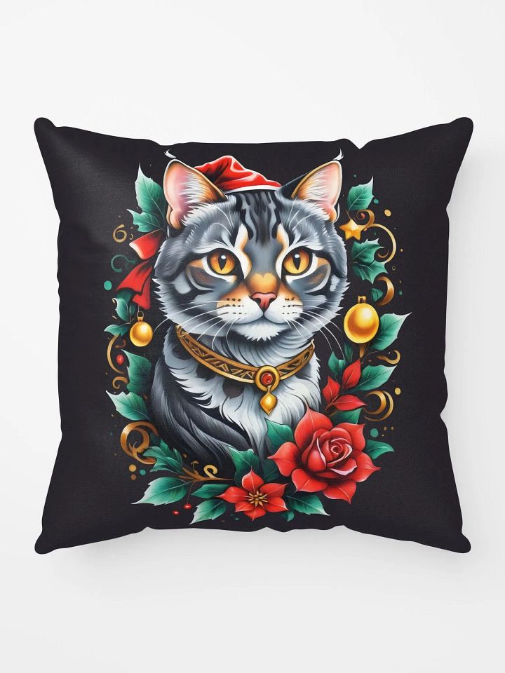 Christmas Kitty & Holiday Charm Pillow product image (1)
