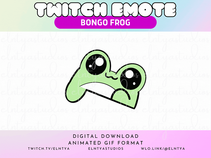 Kawaii Bongo Animated Frog product image (1)